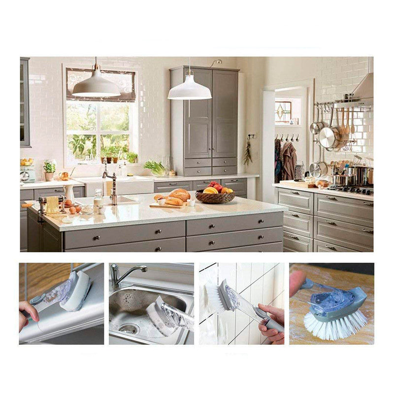 Cepillo Dispensador De Jabon